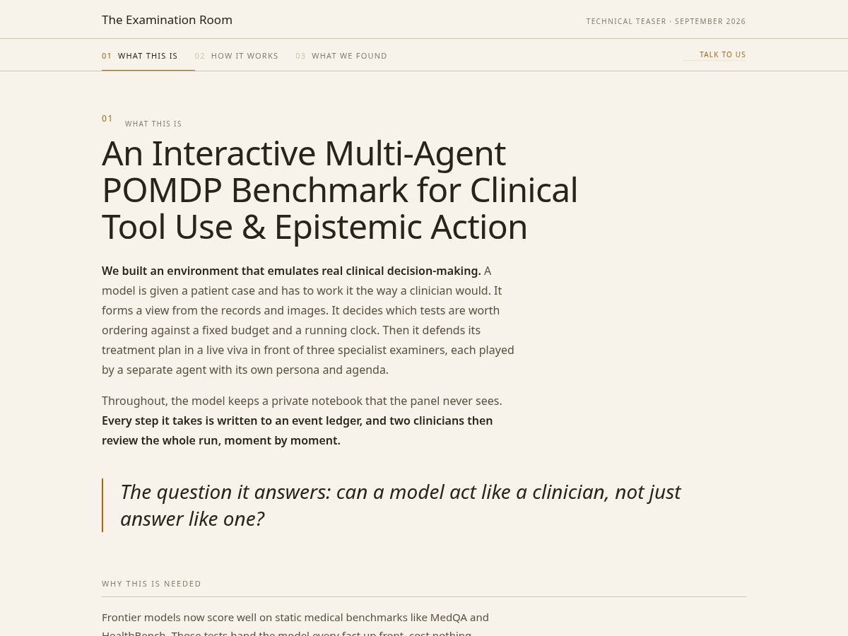 Landing-page snapshot of judgementlabs.app