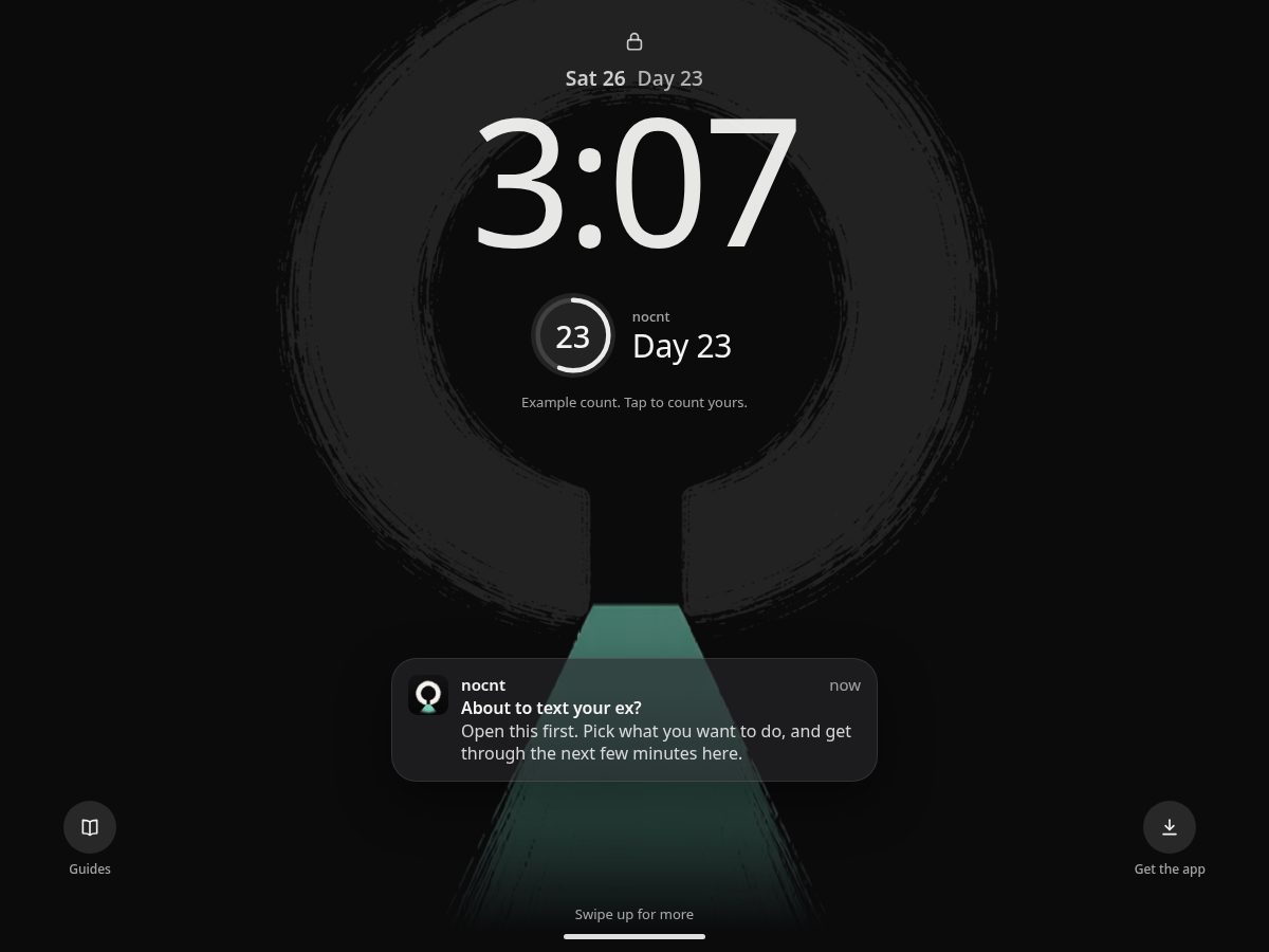 Landing-page snapshot of nocnt.com