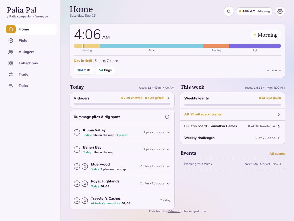 Landing-page snapshot of paliapal.com