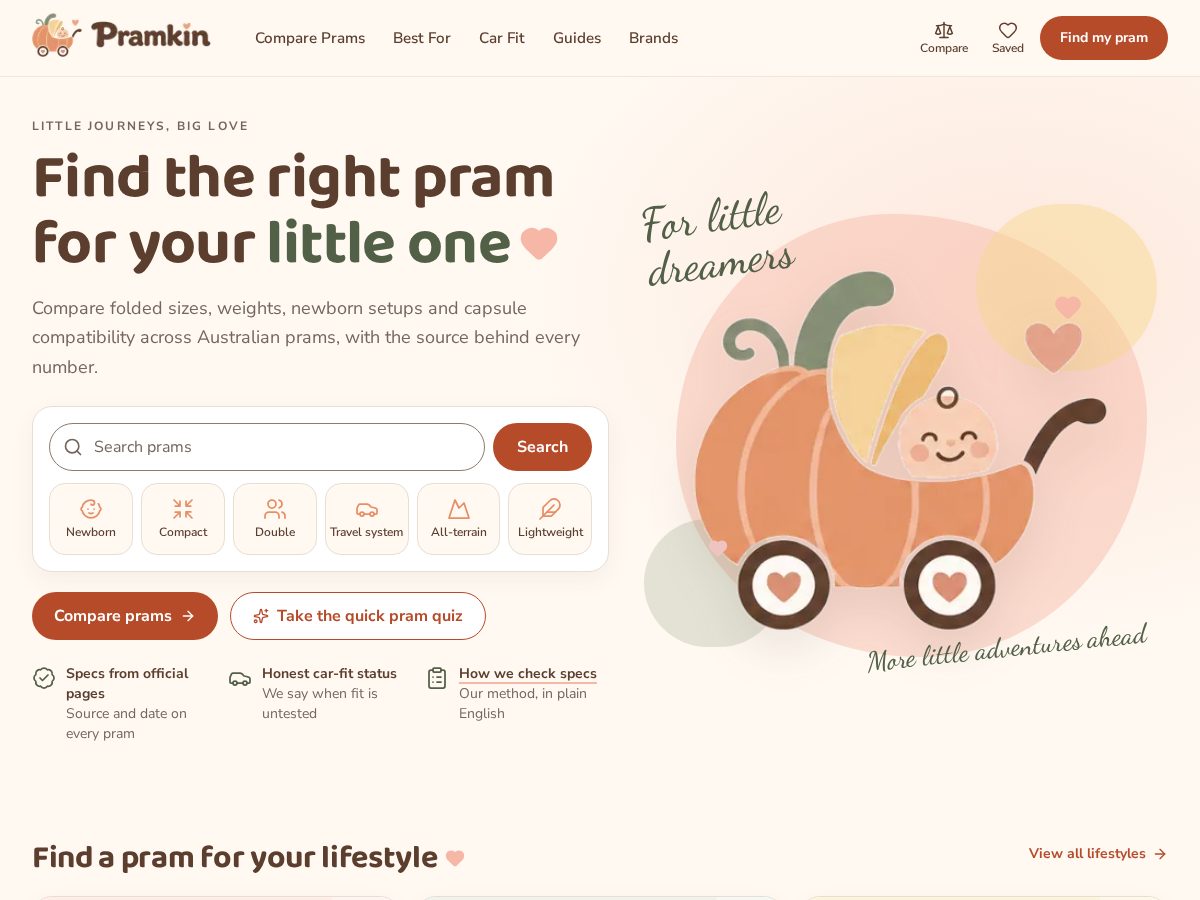 Landing-page snapshot of pramkin.com