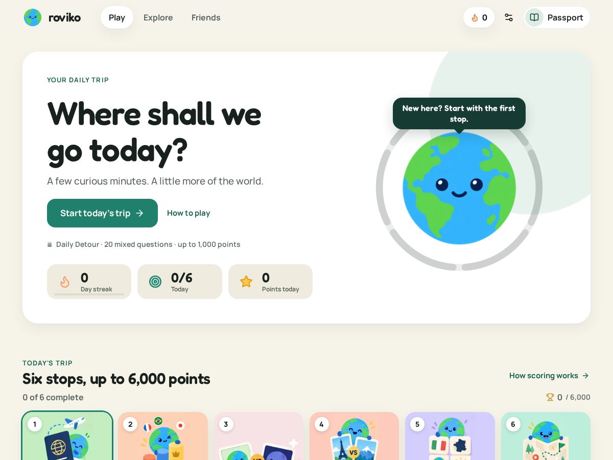 Landing-page snapshot of roviko.app