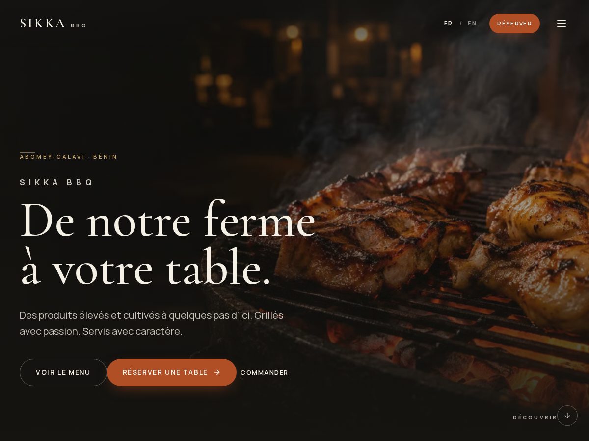 Landing-page snapshot of sikka-bbq.com