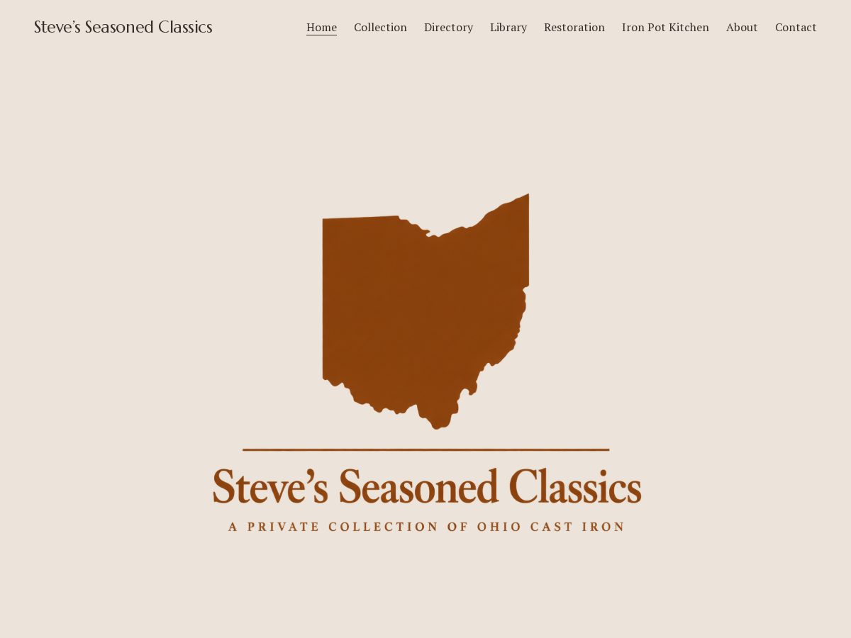 Landing-page snapshot of steves-seasoned-classics.com