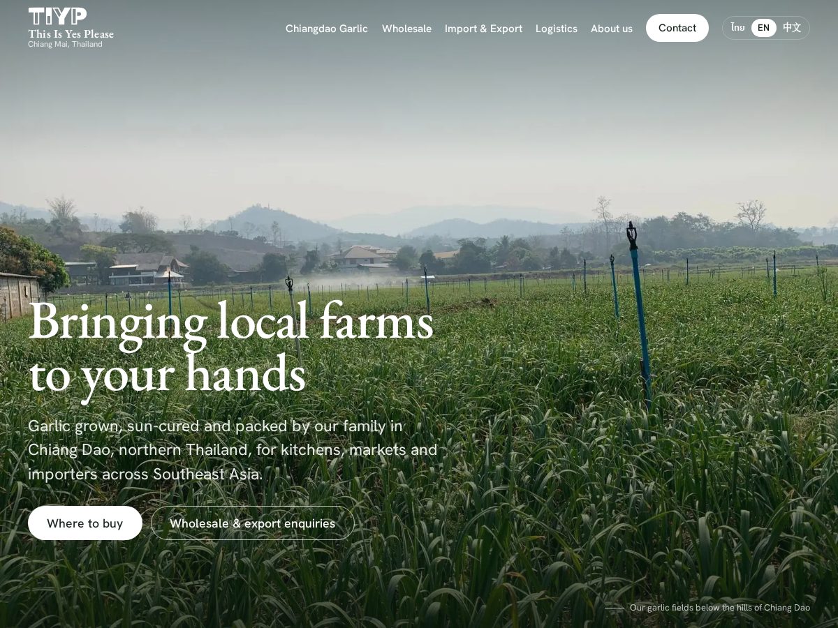 Landing-page snapshot of thisisyesplease.com