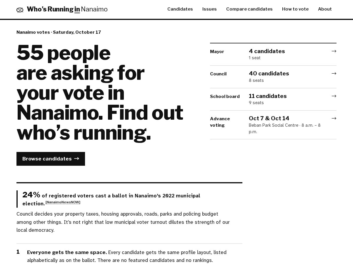 Landing-page snapshot of whoisrunning.info