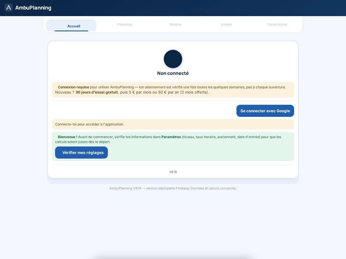 Landing-page snapshot of ambuplanning.com
