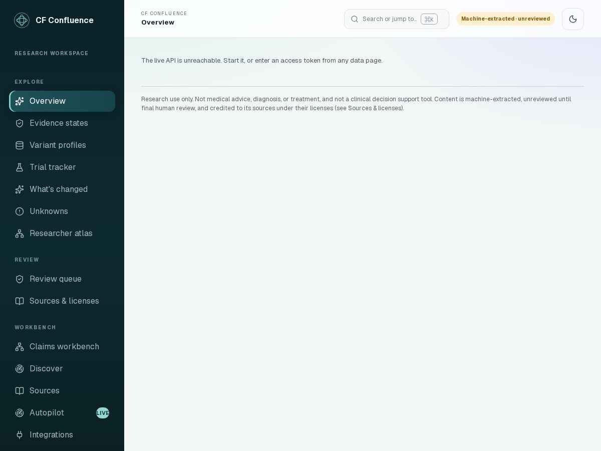 Landing-page snapshot of cfconfluence.org