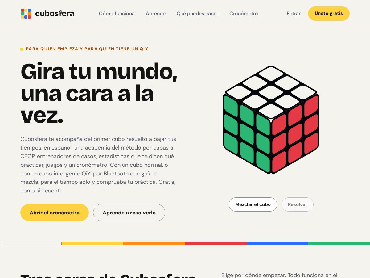 Landing-page snapshot of cubosfera.lat
