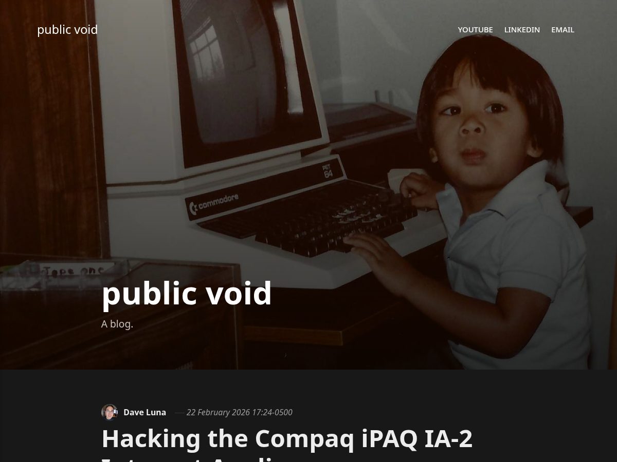 Landing-page snapshot of dadscomputerlab.com