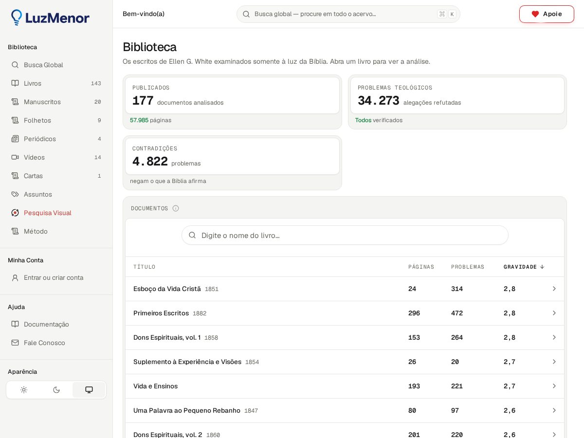 Landing-page snapshot of luzmenor.com