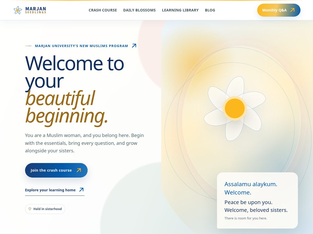 Landing-page snapshot of marjanseedlings.com