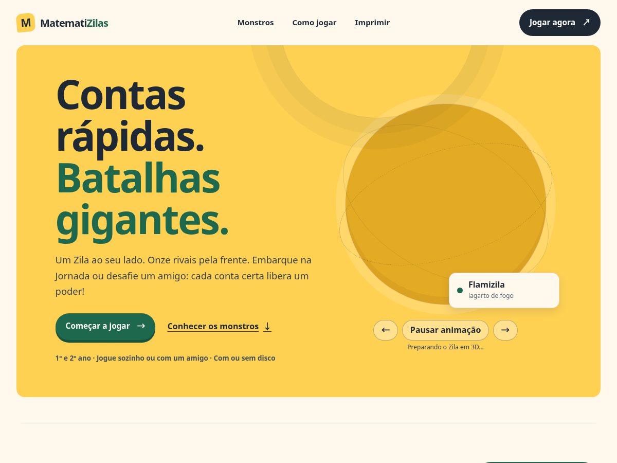 Landing-page snapshot of matematizilas.online