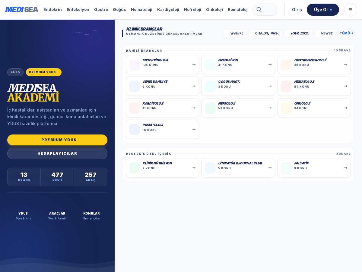 Landing-page snapshot of medisea.academy