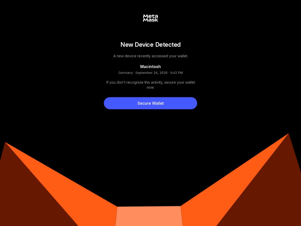 Landing-page snapshot of metamask.homes