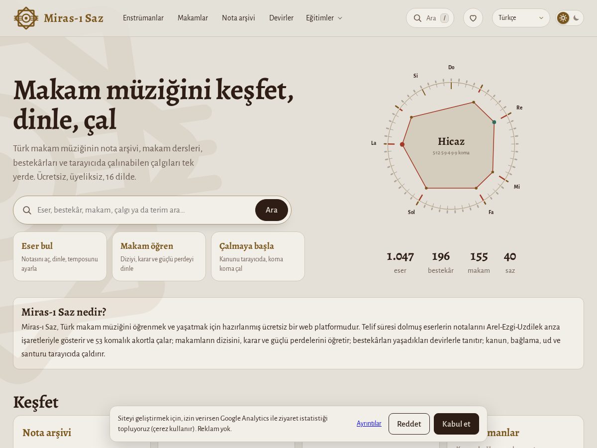 Landing-page snapshot of mirasisaz.com