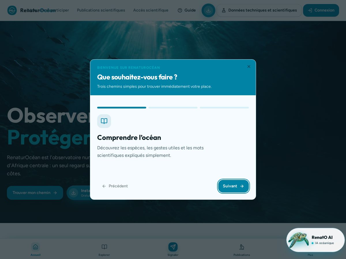 Landing-page snapshot of renaturocean.space
