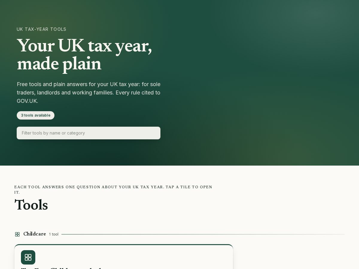 Landing-page snapshot of sixthapril.com