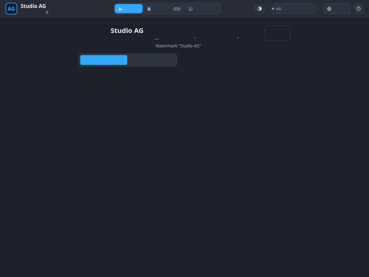 Landing-page snapshot of studioagkh.com