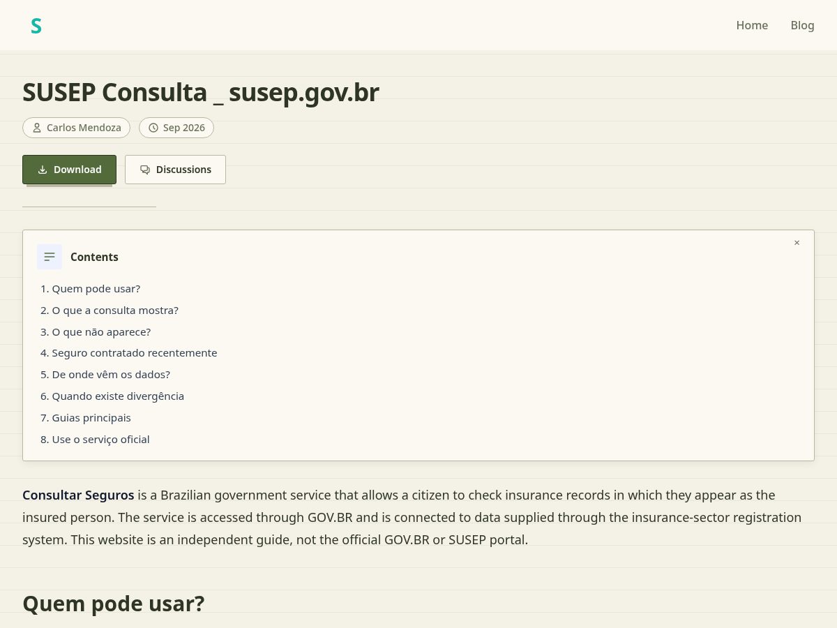 Landing-page snapshot of susep-consulta.online