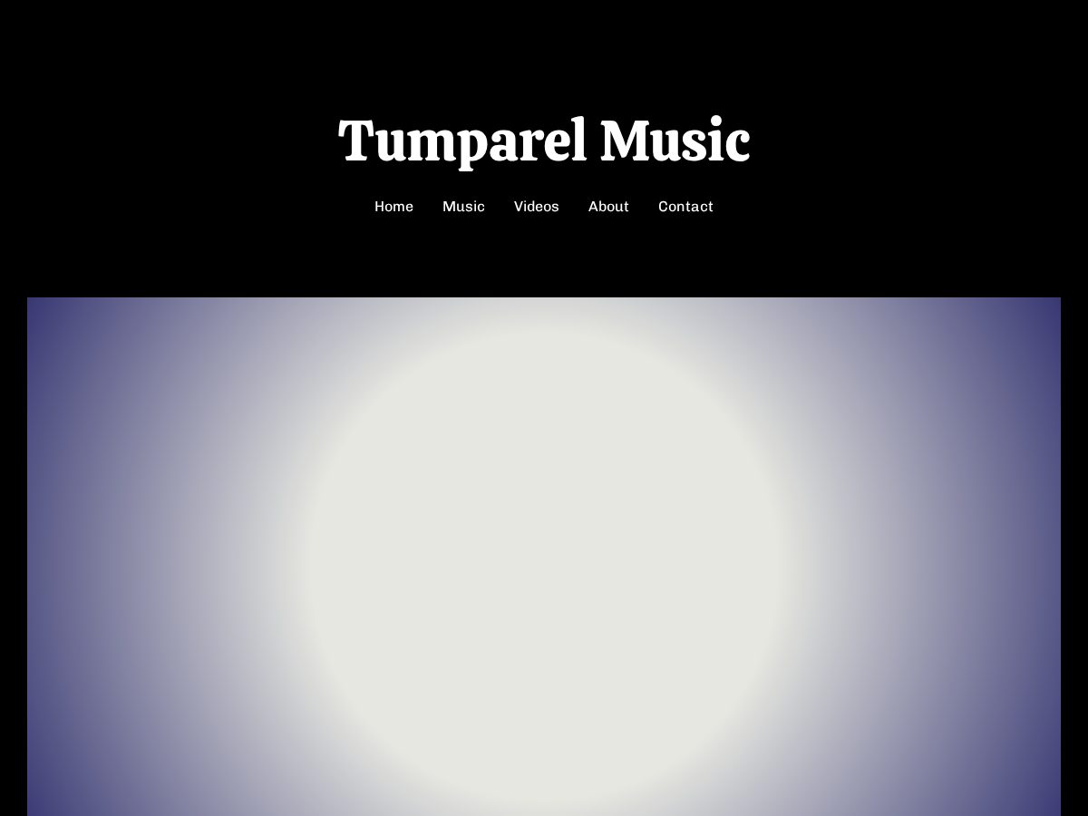 Landing-page snapshot of tumparelmusic.com