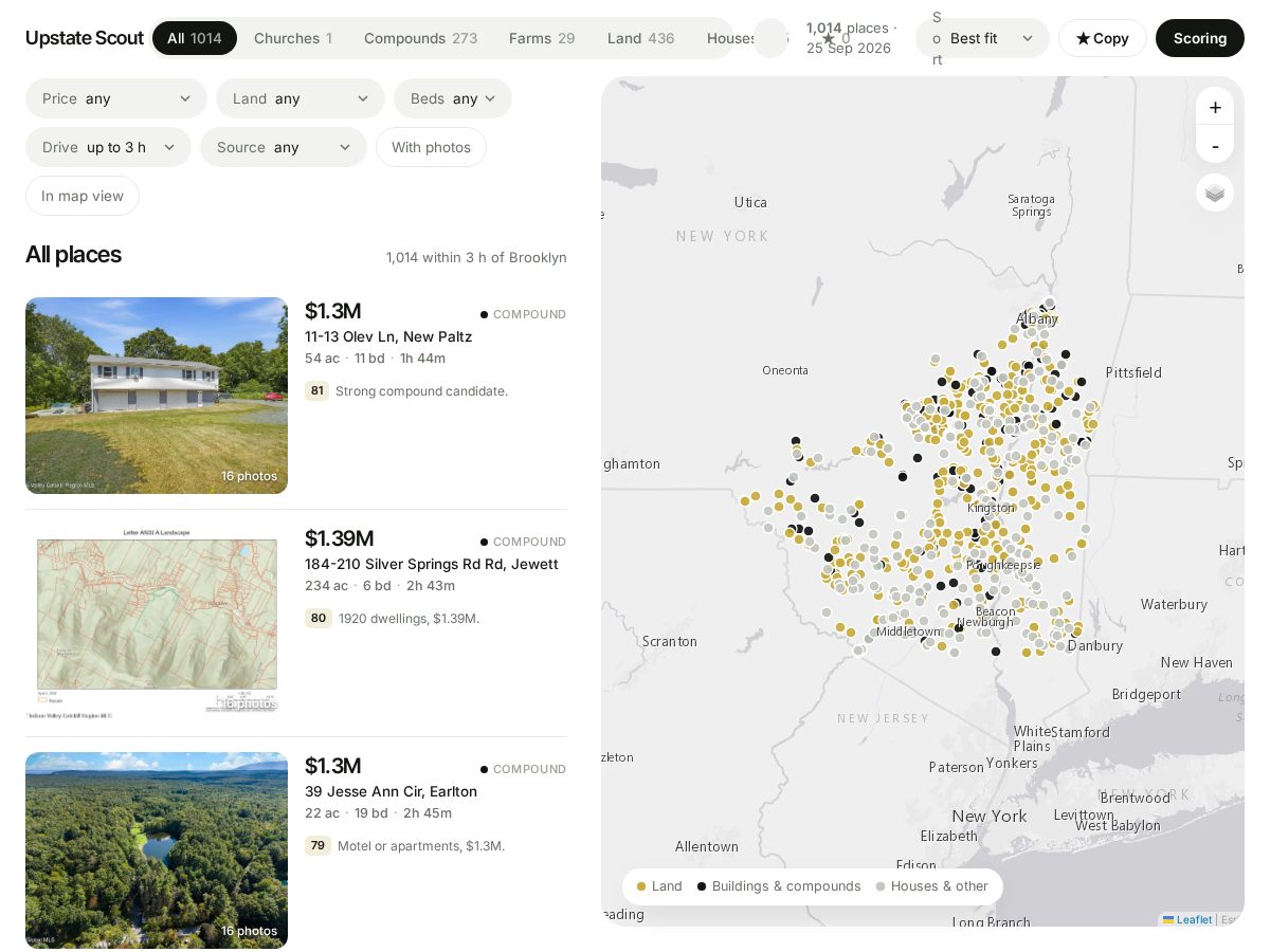 Landing-page snapshot of upstatelife.xyz