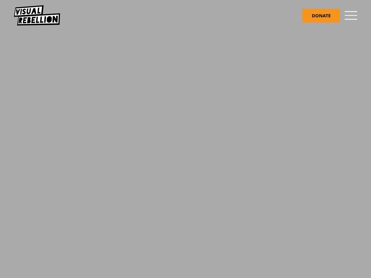 Landing-page snapshot of visualrebellion.org