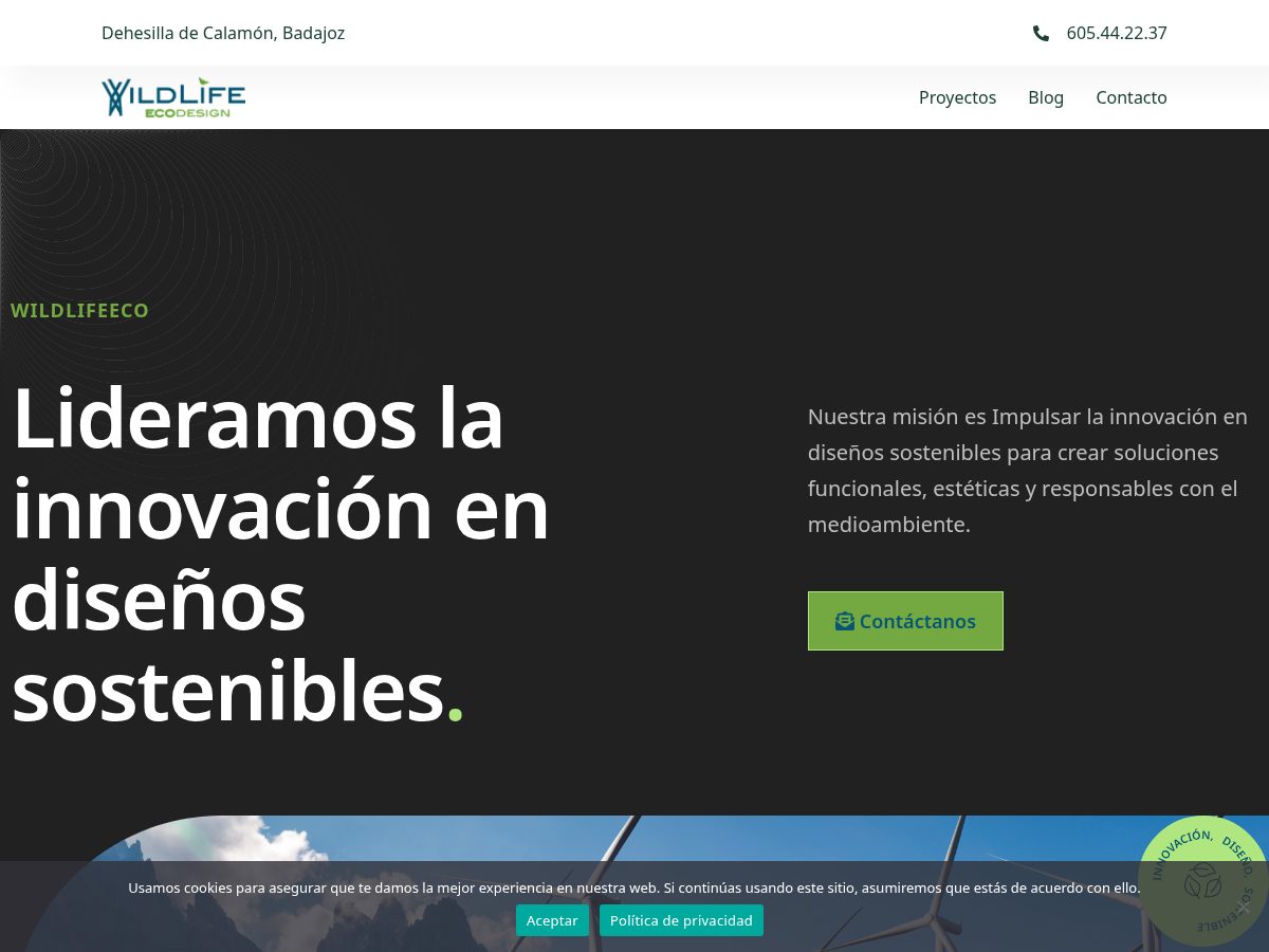 Landing-page snapshot of wildlifeeco.com