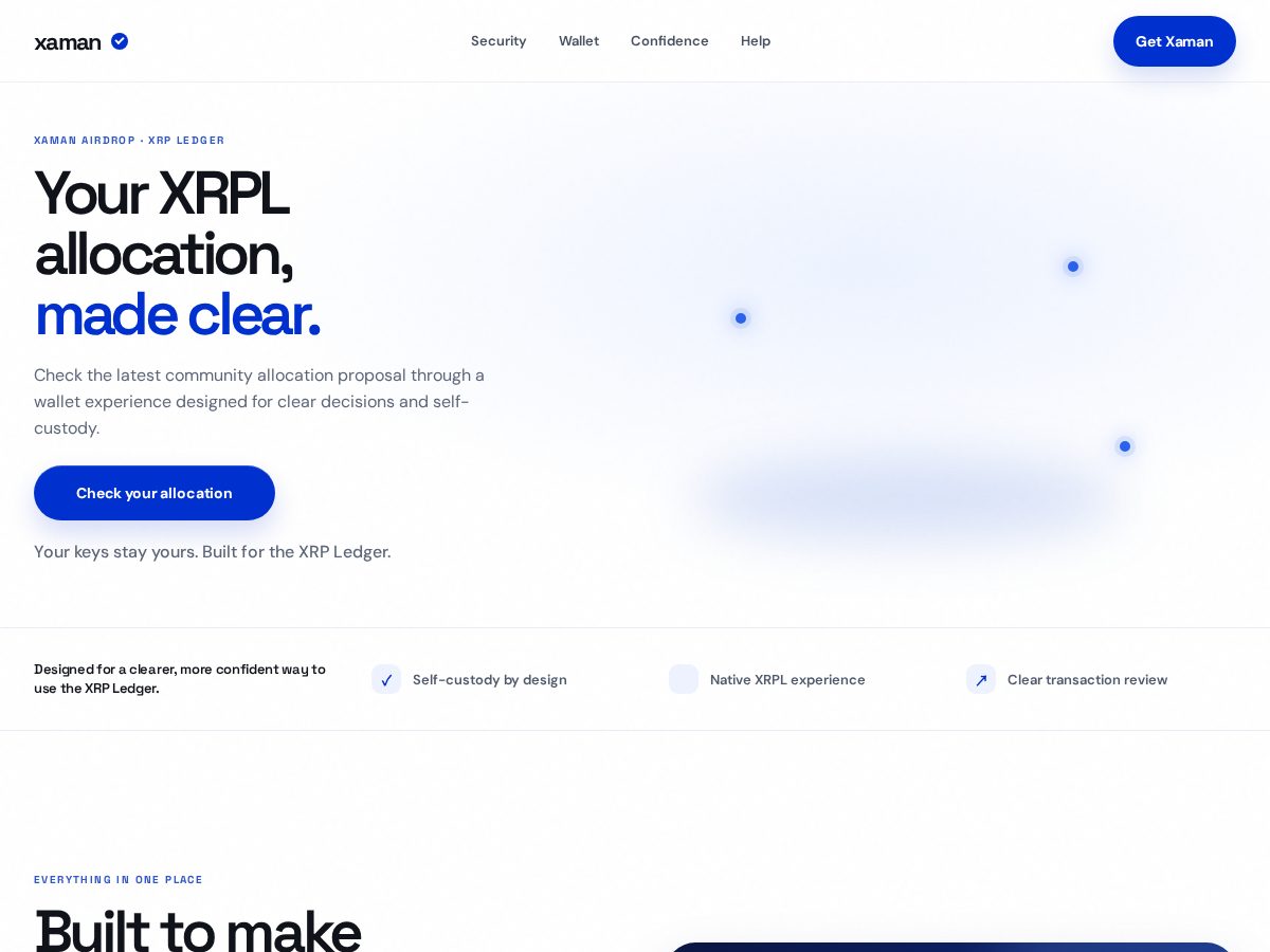 Landing-page snapshot of xrpl-promo.xyz