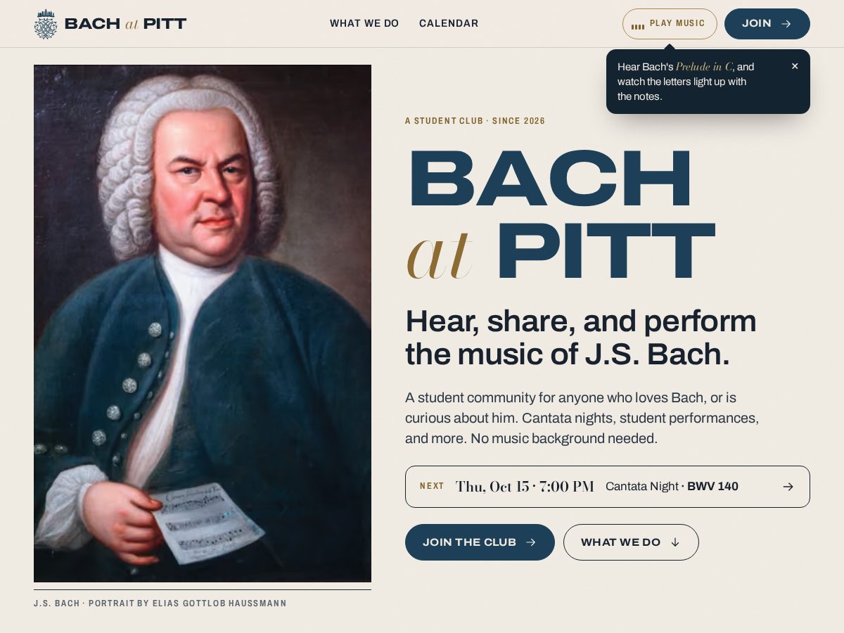 Landing-page snapshot of bachatpitt.org
