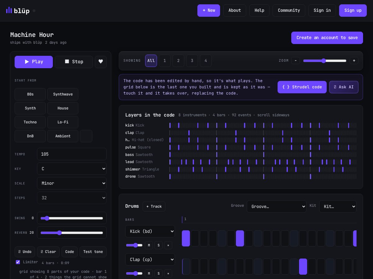 Landing-page snapshot of blupit.app