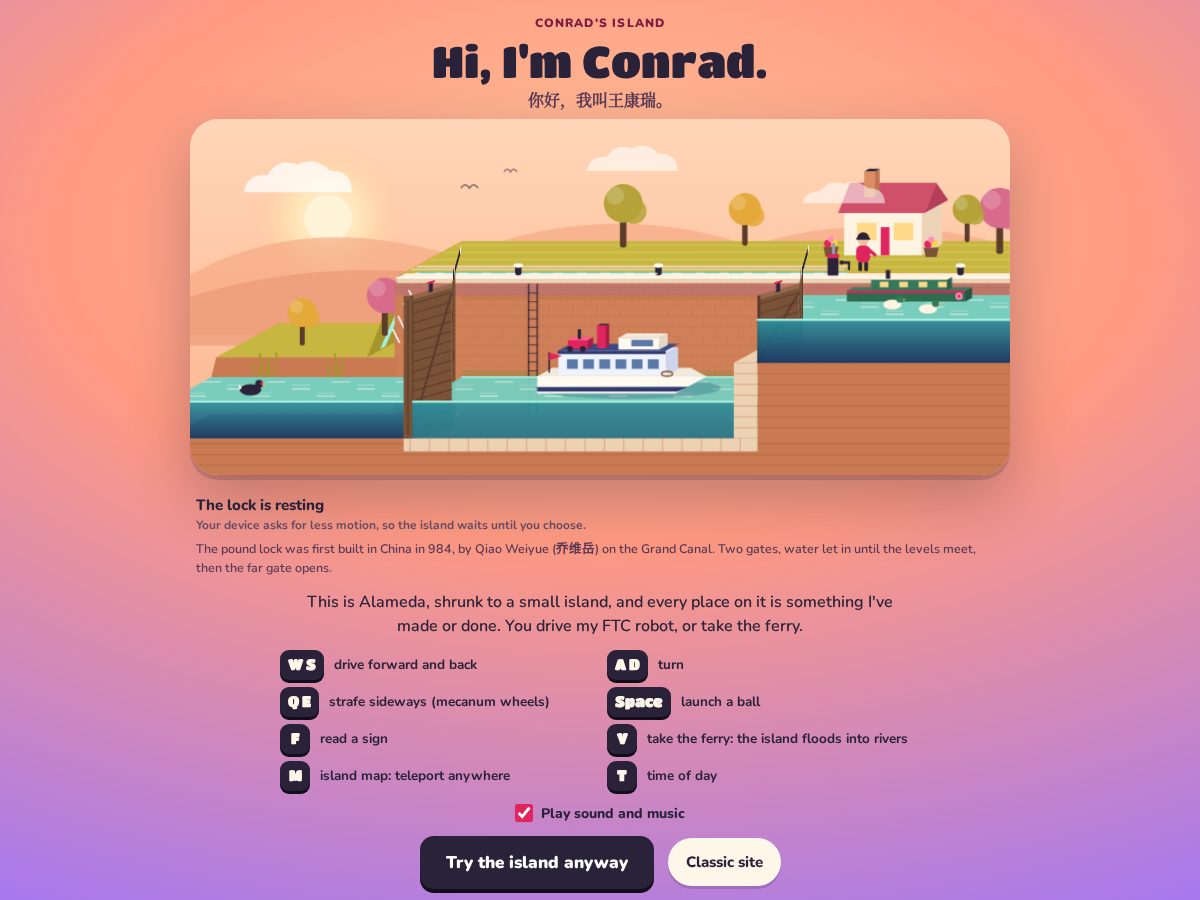 Landing-page snapshot of conrad-spaudie.com
