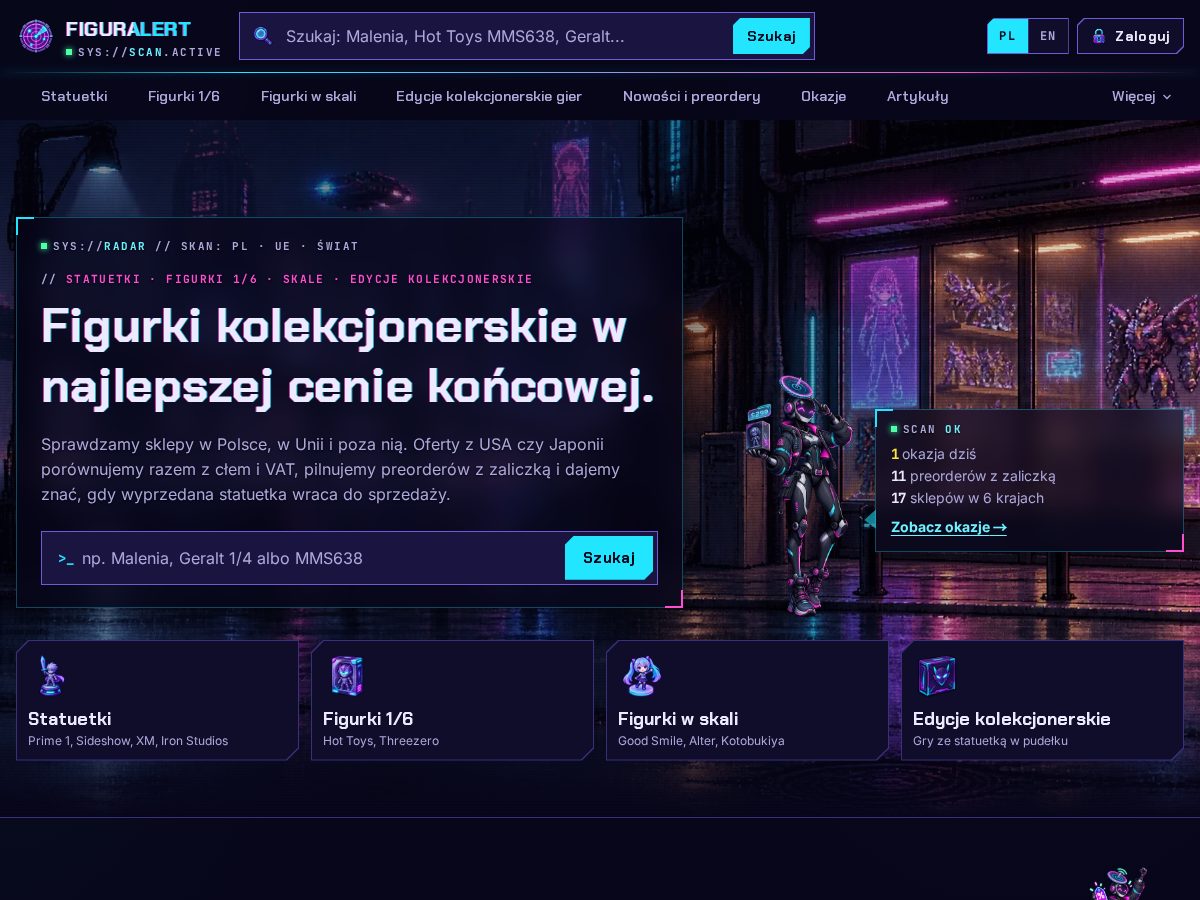Landing-page snapshot of figuralert.com