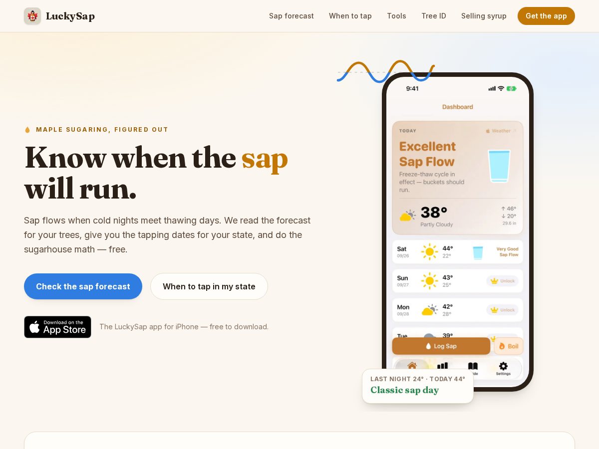 Landing-page snapshot of getluckysap.com
