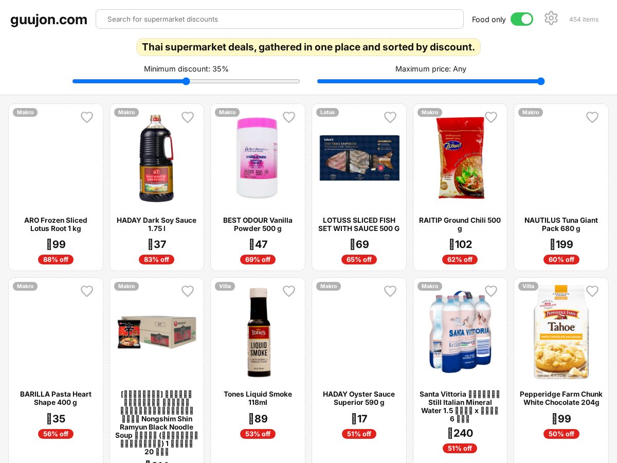 Landing-page snapshot of guujon.com