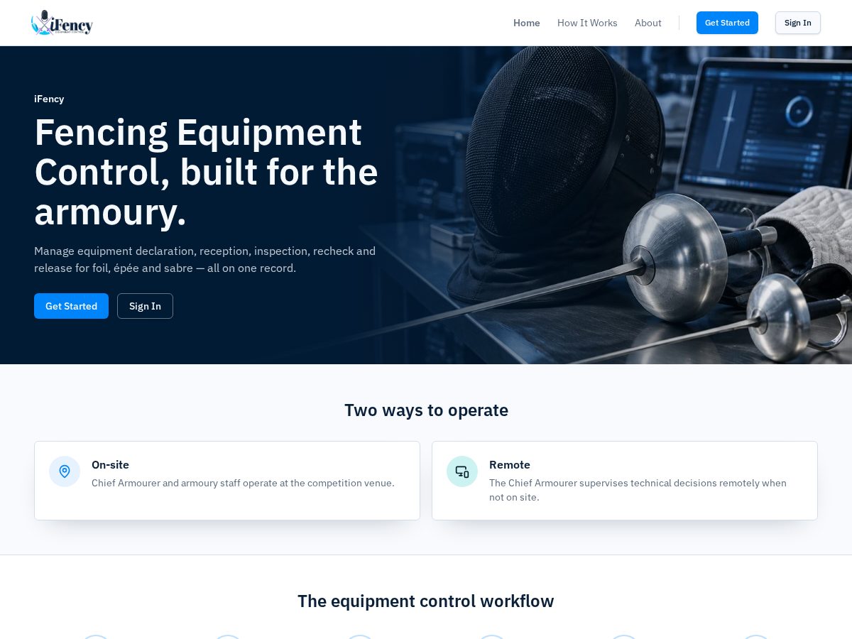 Landing-page snapshot of ifency.com