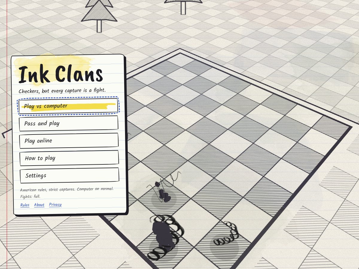 Landing-page snapshot of inkclans.com