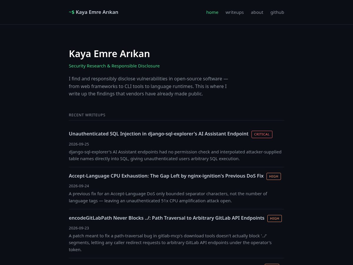 Landing-page snapshot of kearikan.com