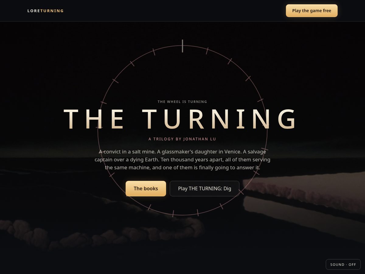 Landing-page snapshot of loreturning.com