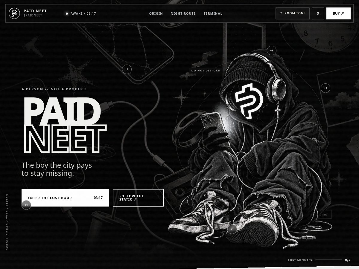 Landing-page snapshot of paidneet.pro