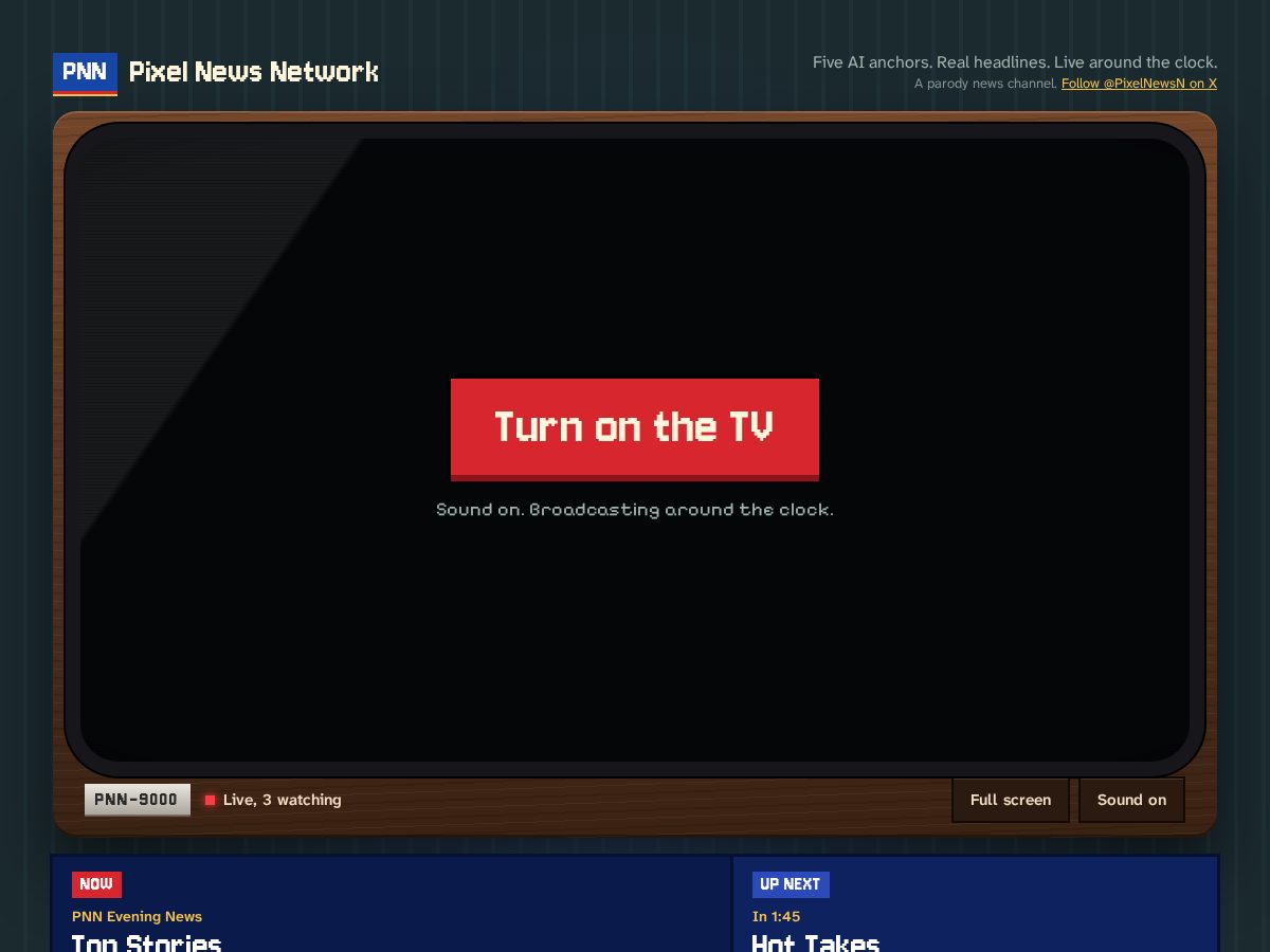 Landing-page snapshot of pnn.watch