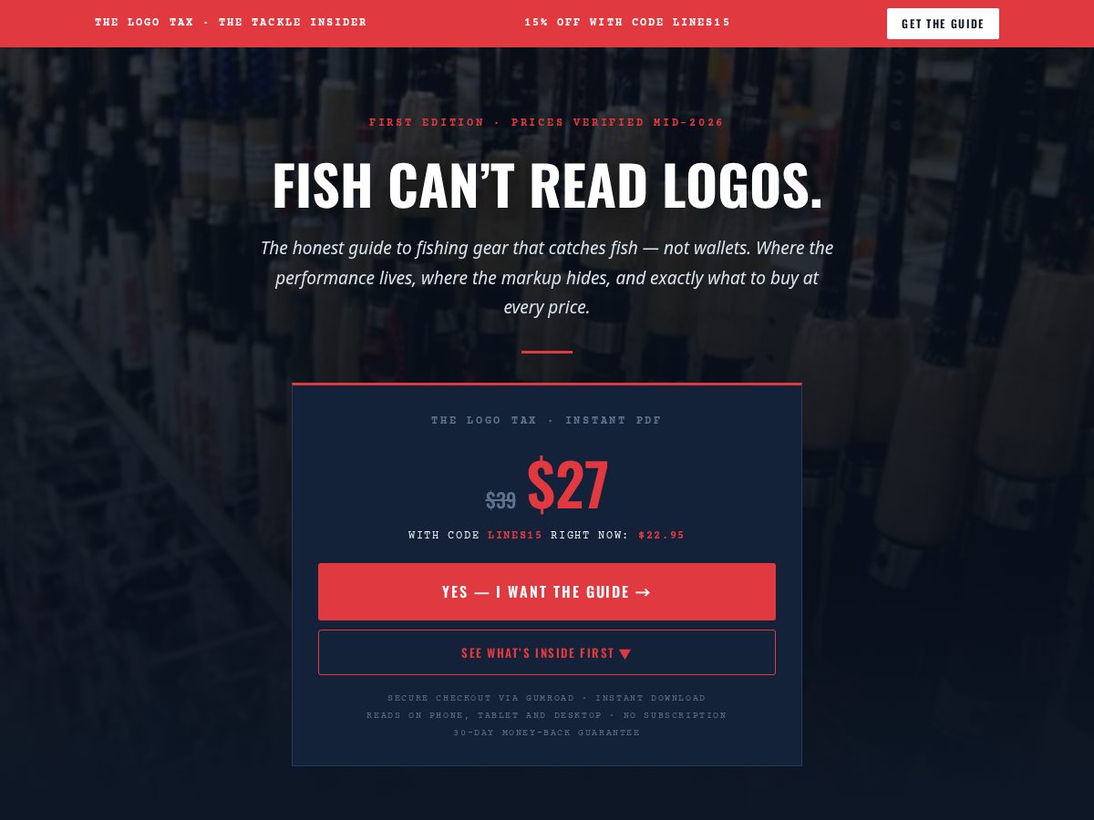 Landing-page snapshot of thelogotax.com