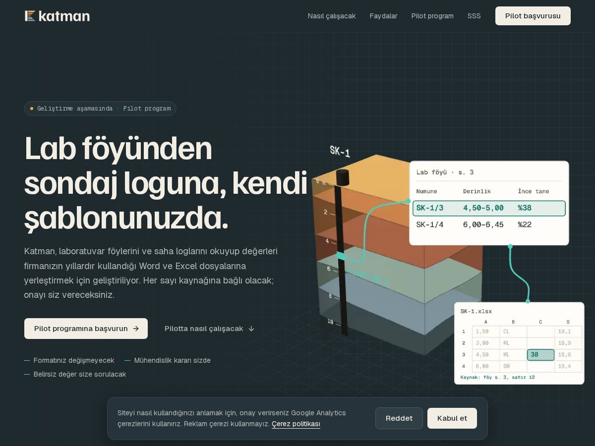 Landing-page snapshot of usekatman.com