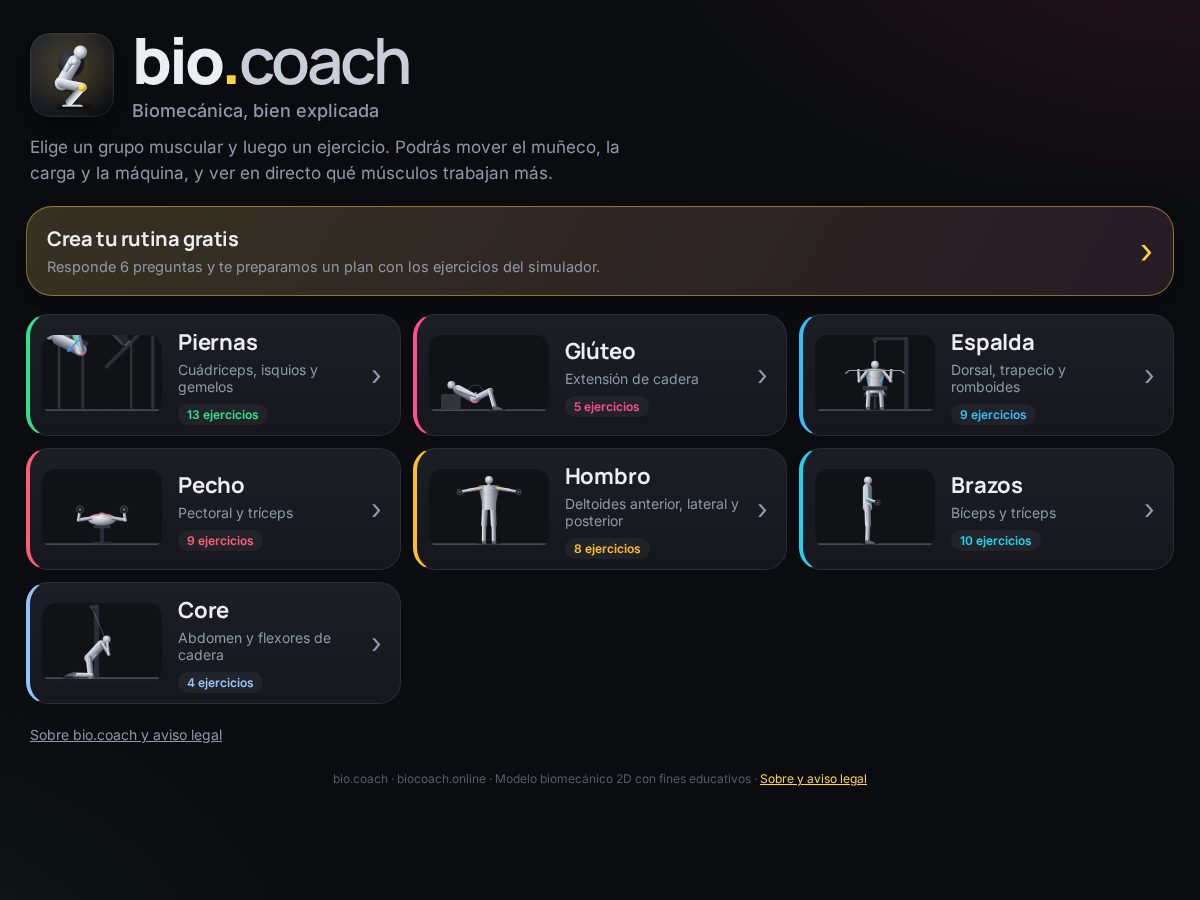 Landing-page snapshot of biocoach.online
