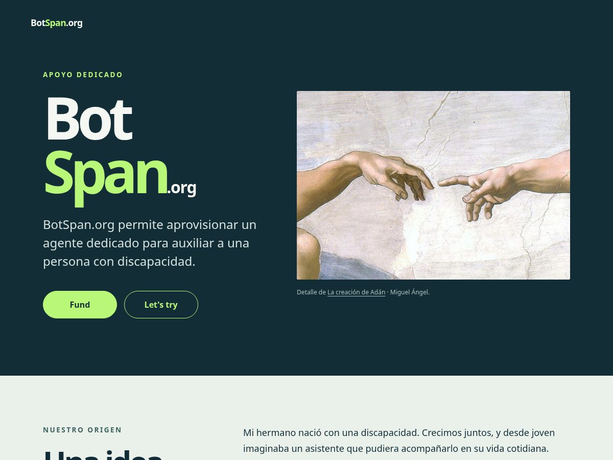 Landing-page snapshot of botspan.org