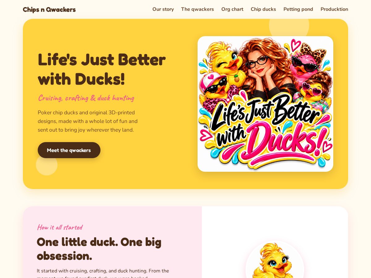Landing-page snapshot of chipsnqwackers.com