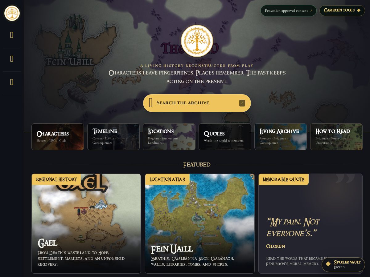 Landing-page snapshot of fenumion.com