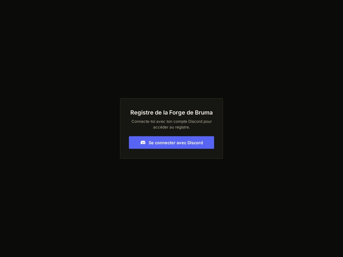 Landing-page snapshot of forge-de-bruma-skyrimrp.com