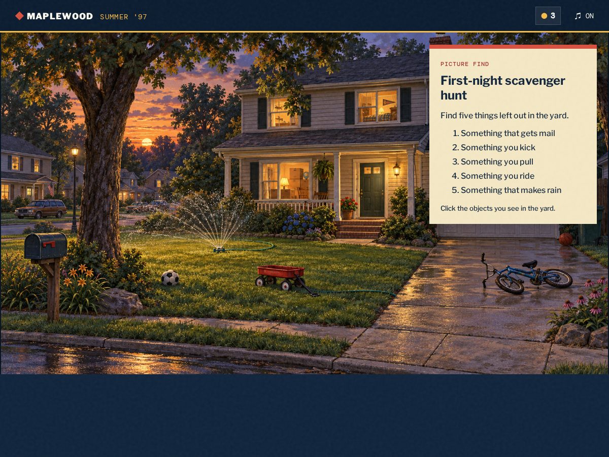 Landing-page snapshot of maplewoodsummer.com