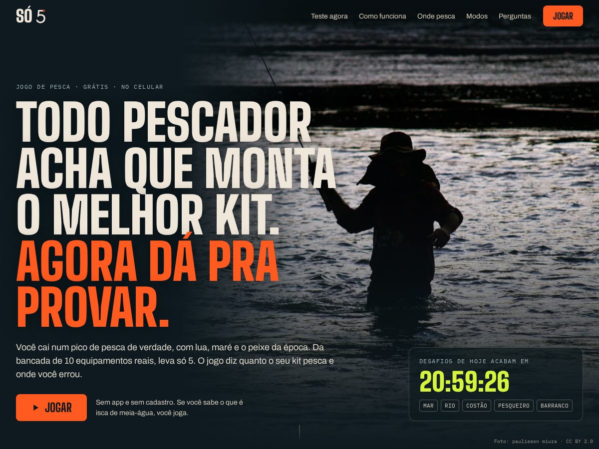 Landing-page snapshot of playso5.app
