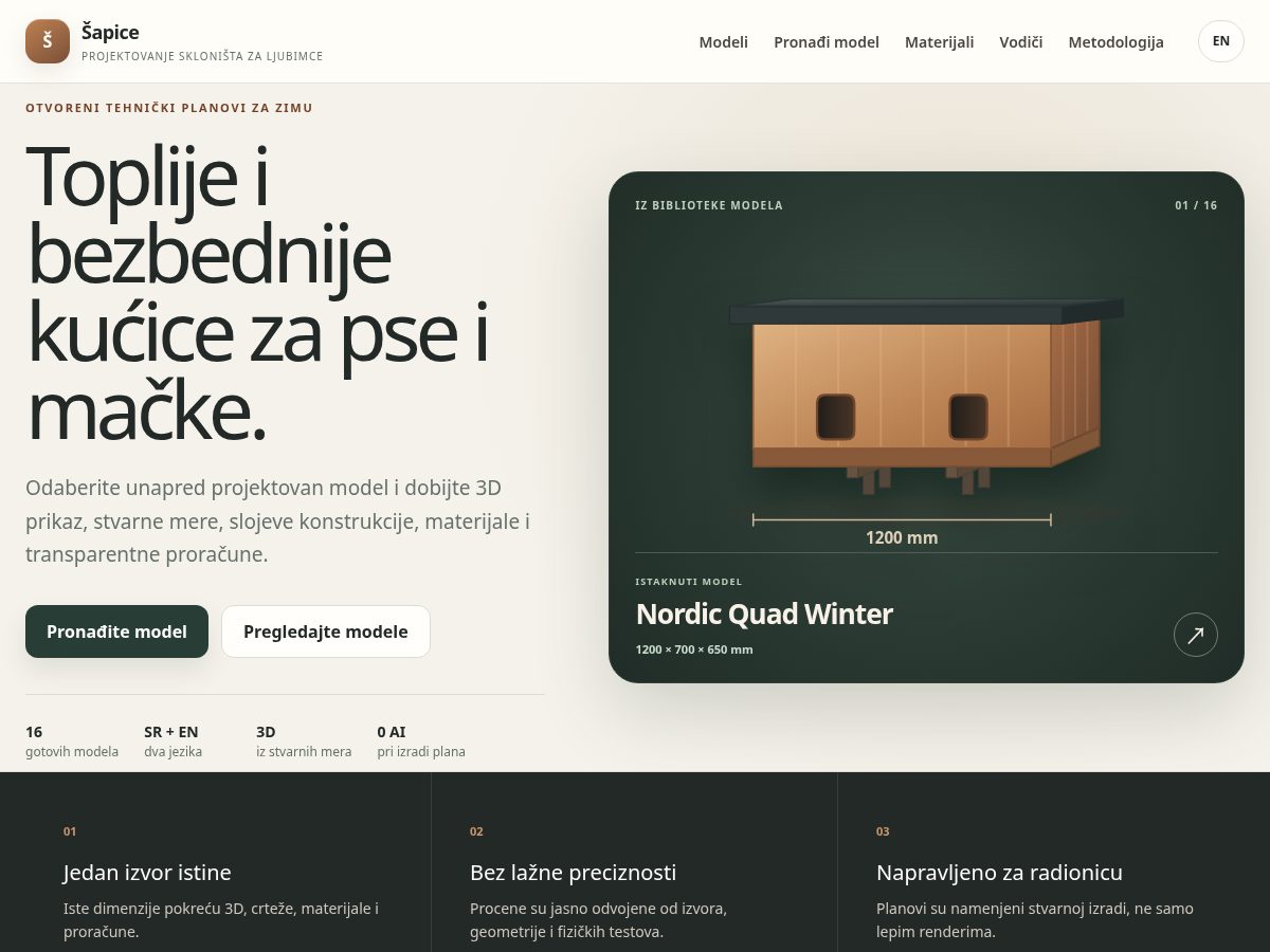 Landing-page snapshot of sapice.space